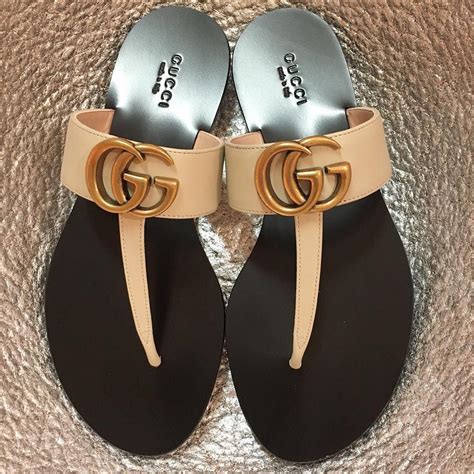 vintage gucci sandals gold white leather|Gucci crystal embellished sandals.